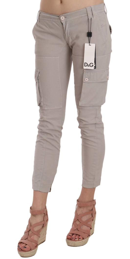 Dolce &amp; Gabbana Chic cotton-blend khaki pants