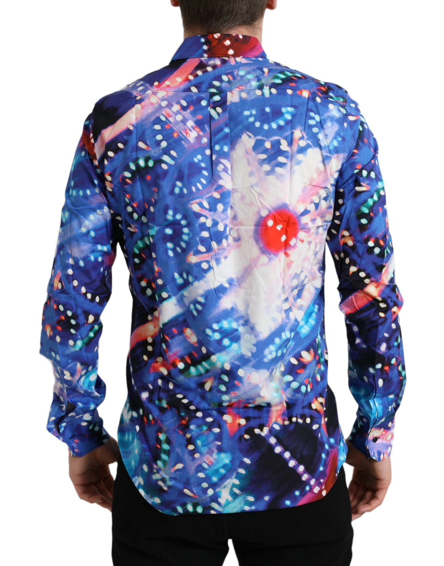 Dolce &amp; Gabbana Multicolor Luminarie Slim MARTINI Shirt