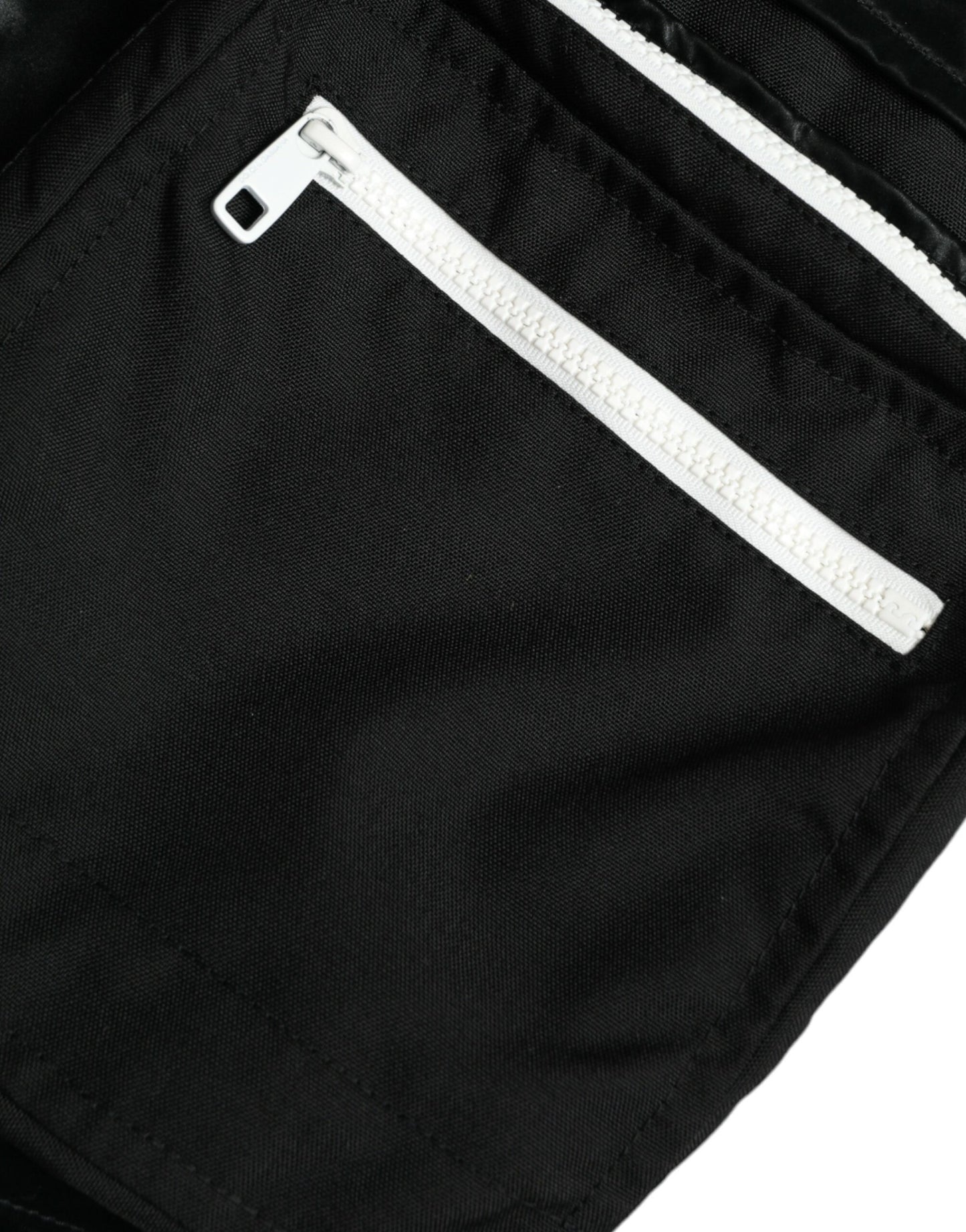 Dolce &amp; Gabbana Black Nylon Cargo Jogger Men Sweatpants Pants