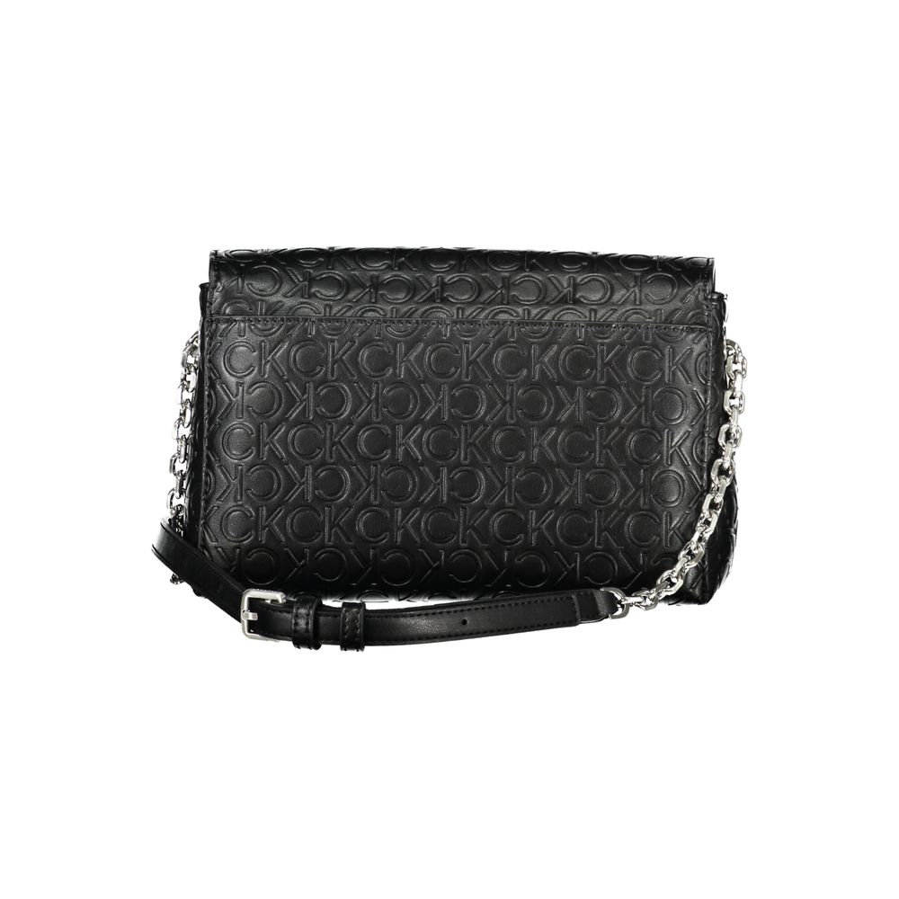 Calvin Klein Schwarze Polyester Handtasche