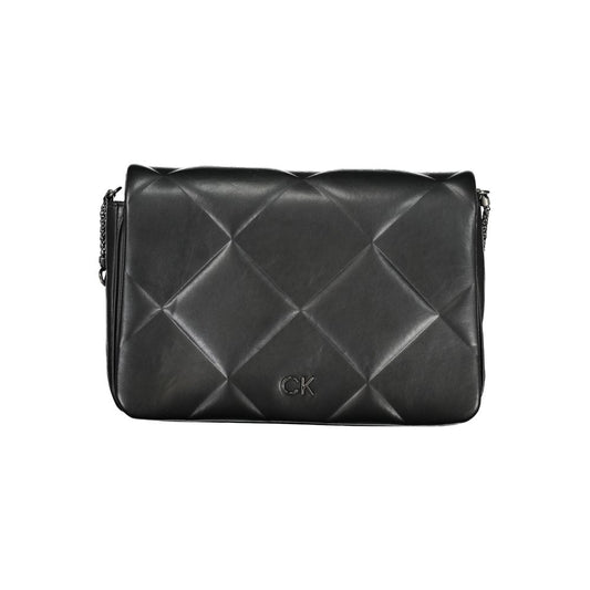 Calvin Klein Schwarze Polyester Handtasche