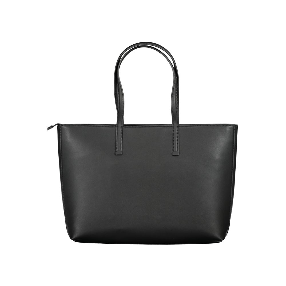 Calvin Klein Schwarze Polyester Handtasche