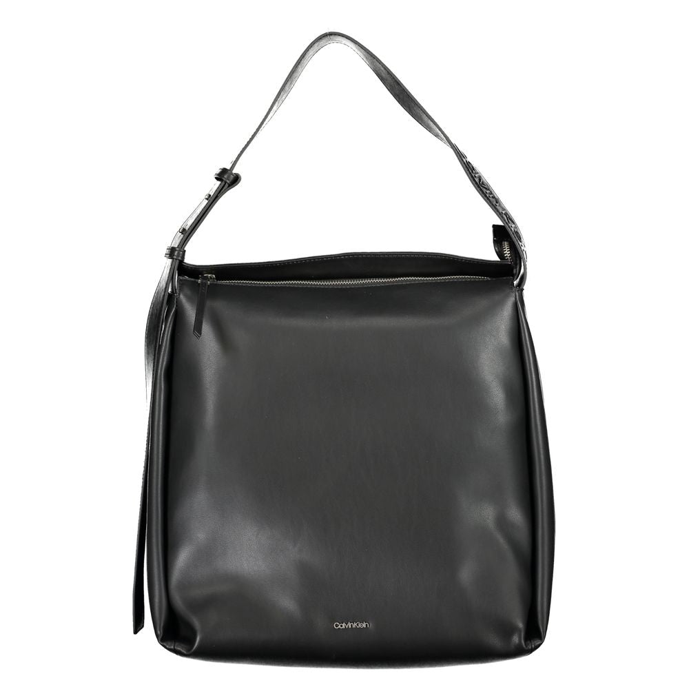 Calvin Klein Schwarze Polyester Handtasche