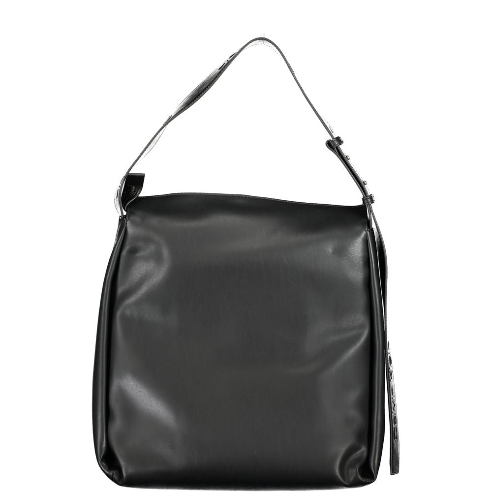 Calvin Klein Schwarze Polyester Handtasche