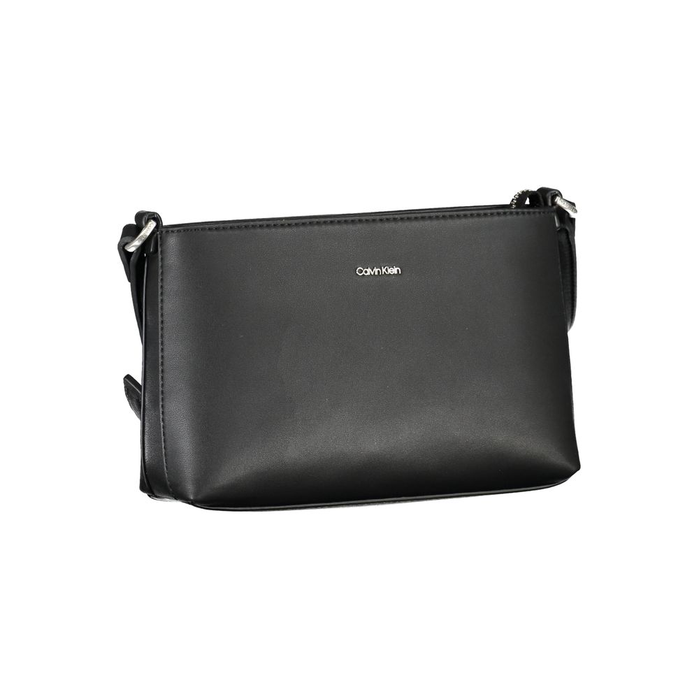 Calvin Klein Schwarze Polyester Handtasche