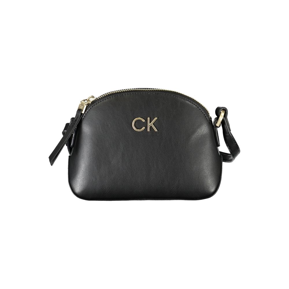 Calvin Klein Schwarze Polyester Handtasche