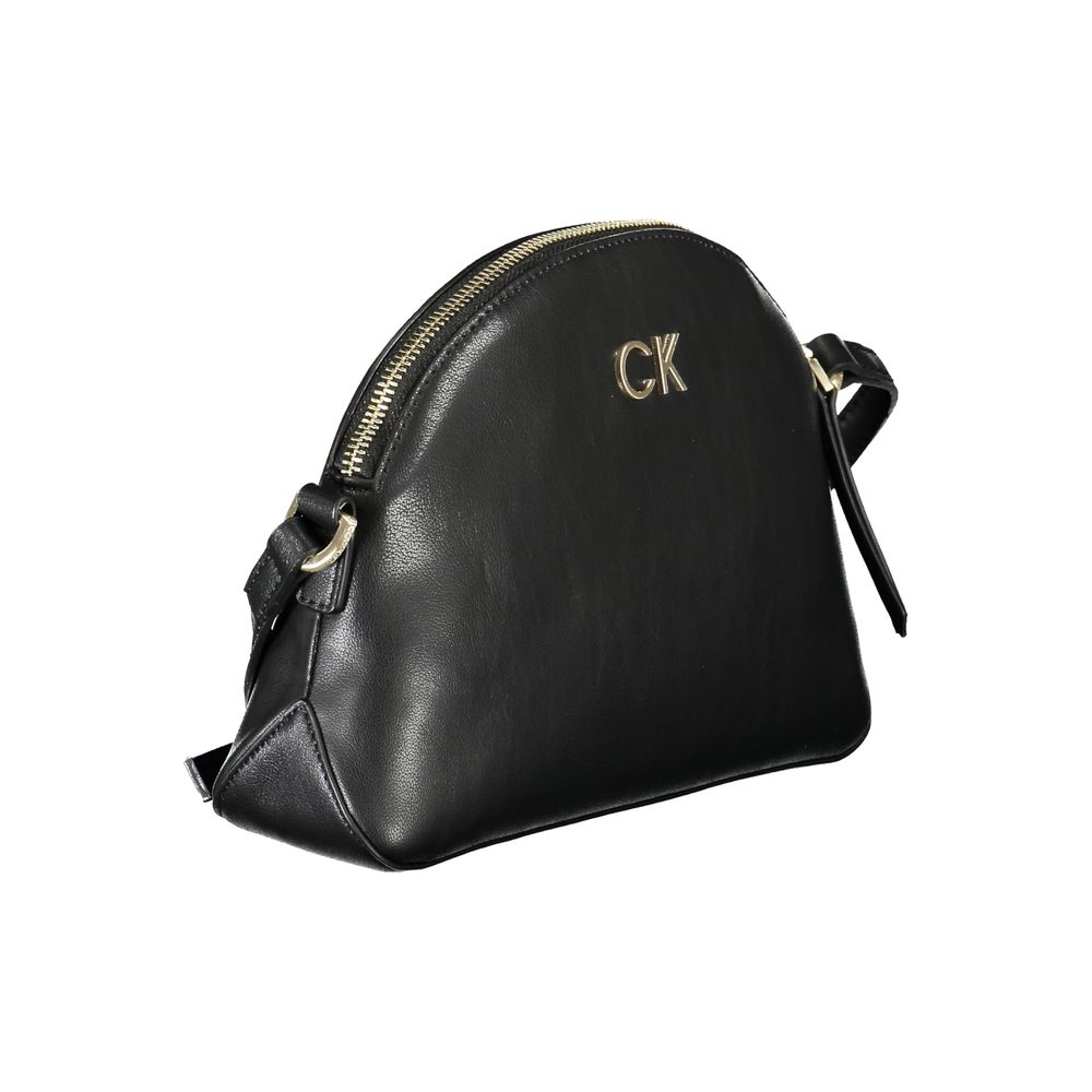 Calvin Klein Schwarze Polyester Handtasche