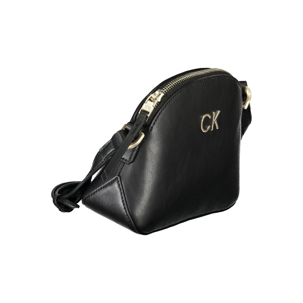 Calvin Klein Schwarze Polyester Handtasche