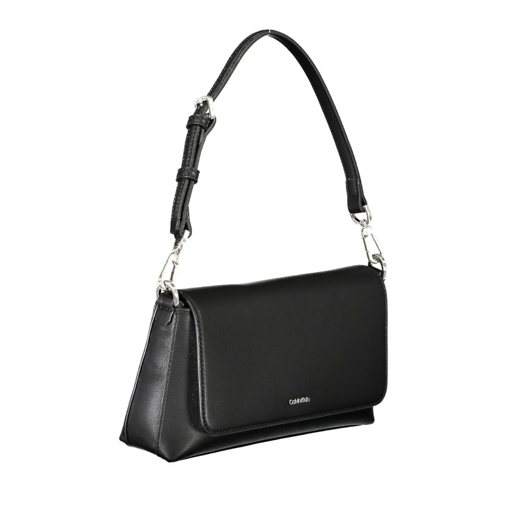 Calvin Klein Schwarze Polyester Handtasche