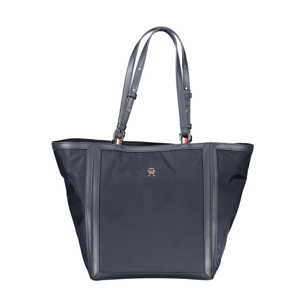 Tommy Hilfiger Blaue Polyester-Handtasche