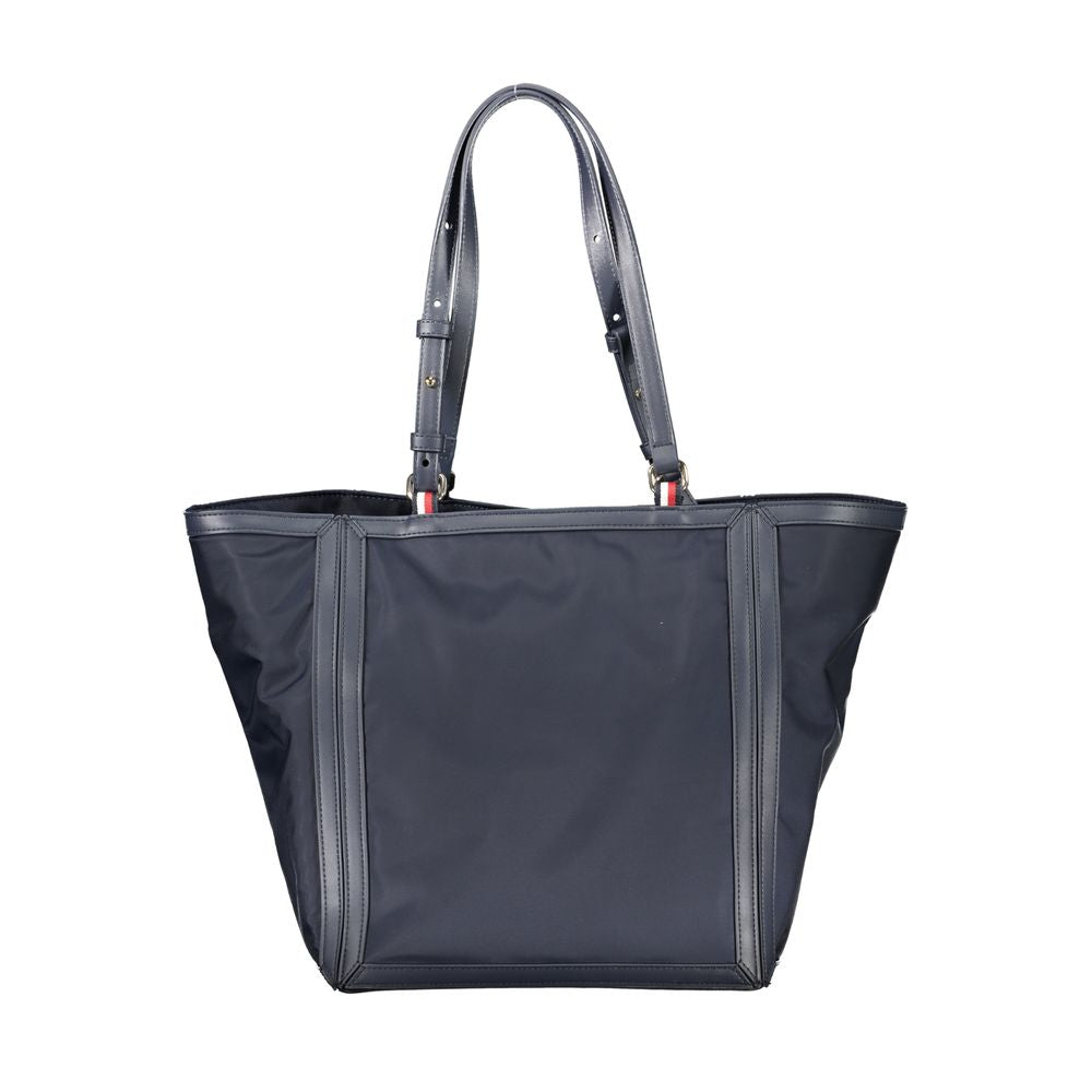 Tommy Hilfiger Blaue Polyester-Handtasche