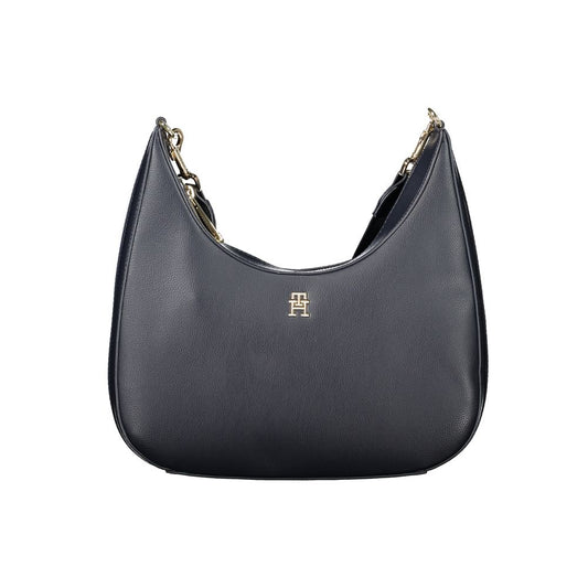 Tommy Hilfiger Blaue Polyester-Handtasche