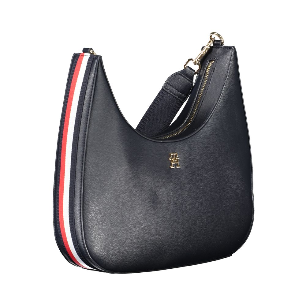 Tommy Hilfiger Blaue Polyester-Handtasche