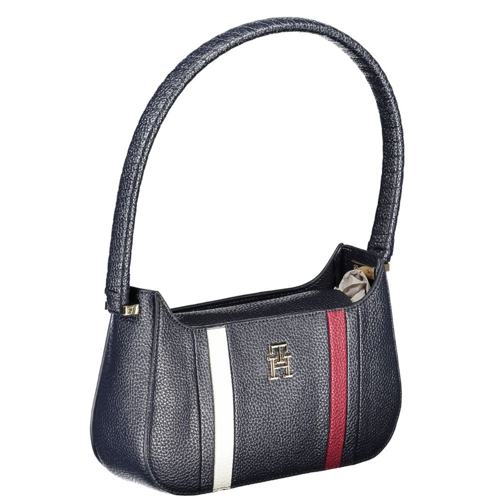 Tommy Hilfiger Blaue Polyethylen-Handtasche