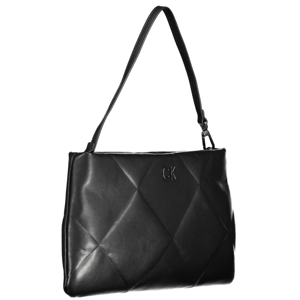 Calvin Klein Schwarze Polyester Handtasche