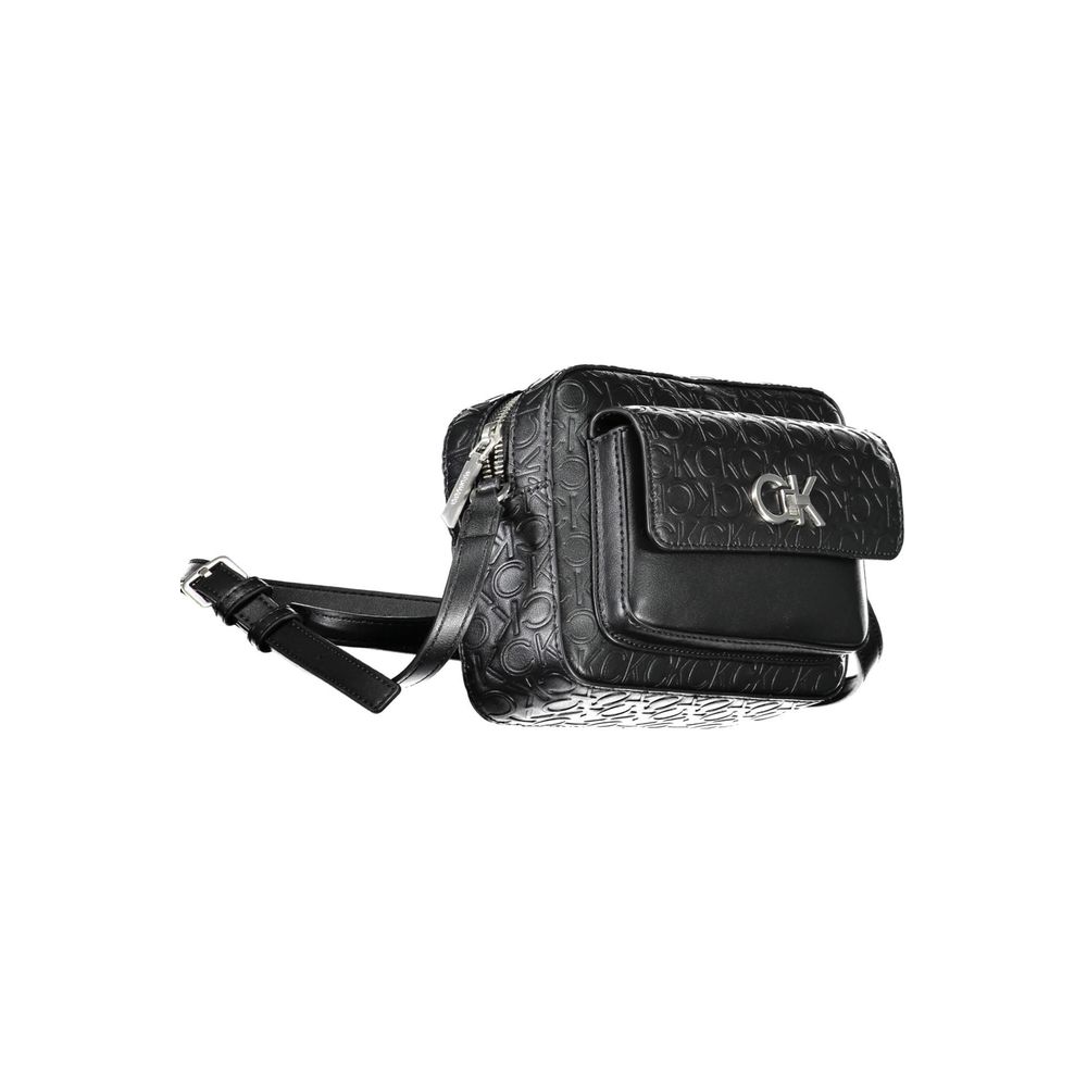 Calvin Klein Schwarze Polyester Handtasche