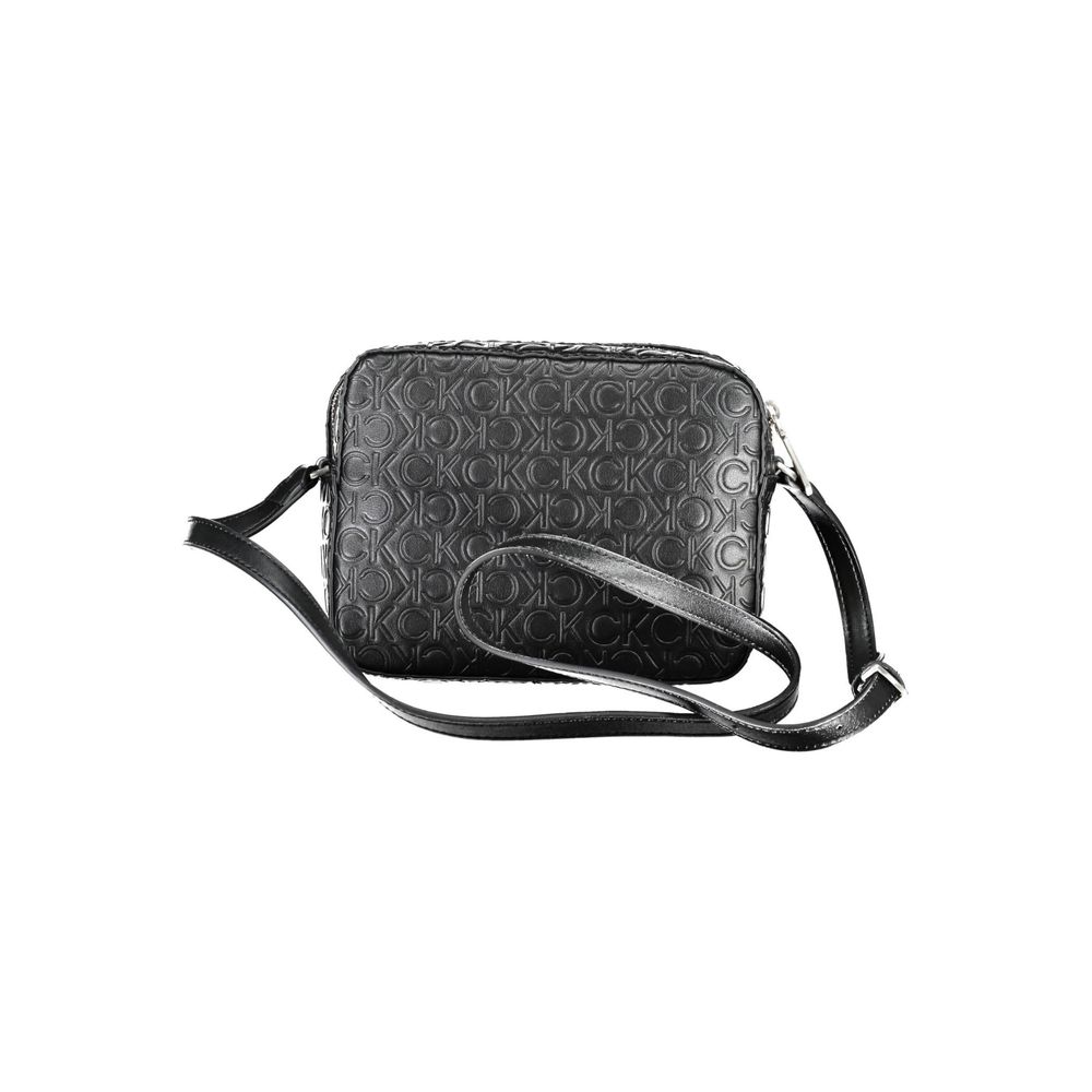 Calvin Klein Schwarze Polyester Handtasche