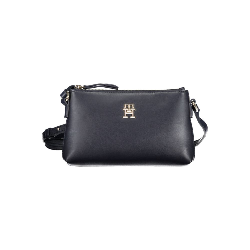 Tommy Hilfiger Blaue Polyethylen-Handtasche