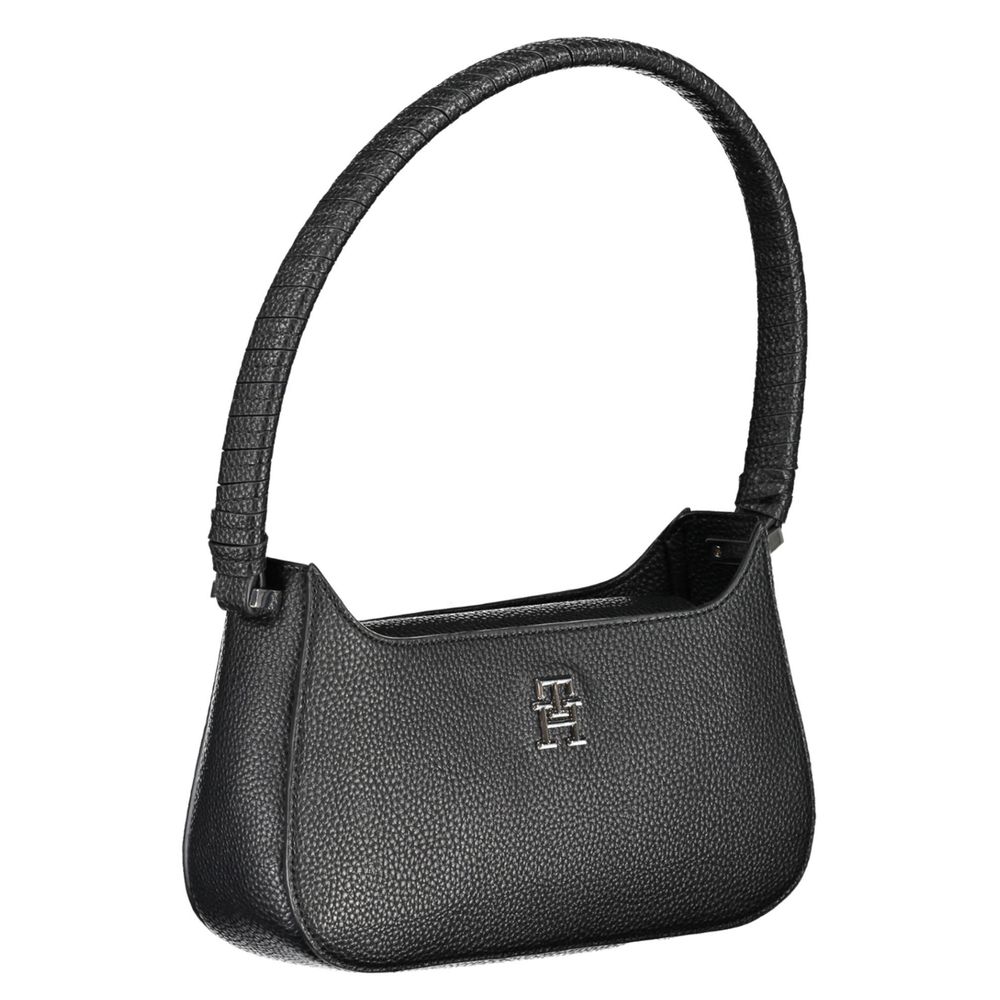 Tommy Hilfiger Schwarze Polyethylen-Handtasche