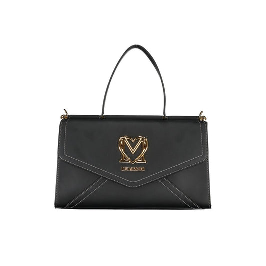 Love Moschino Schwarze Polyethylen-Handtasche