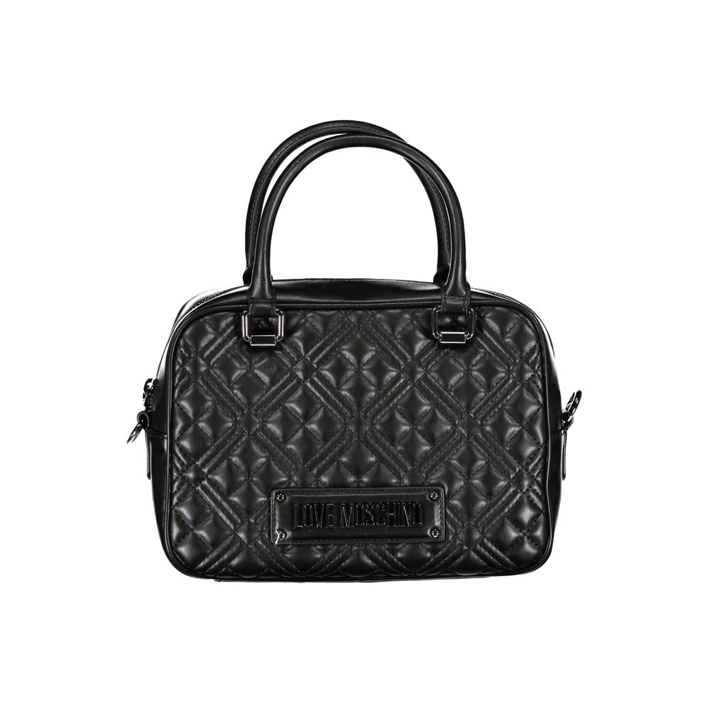 Love Moschino Schwarze Polyethylen-Handtasche