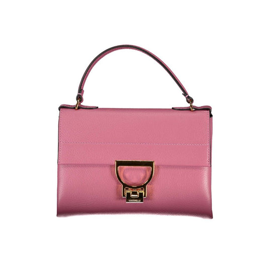 Coccinelle pink leather handbag