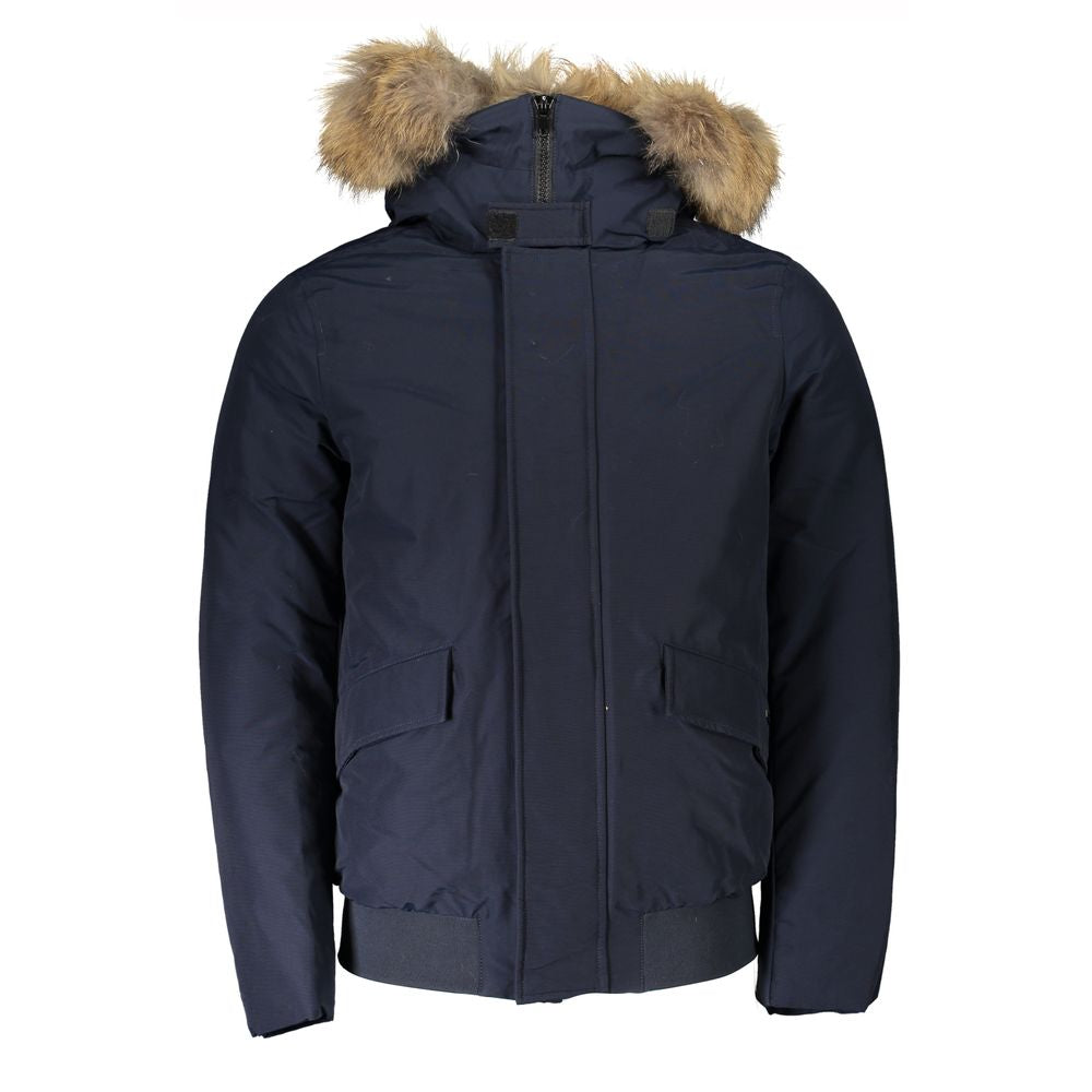 Woolrich Blaue Baumwolljacke