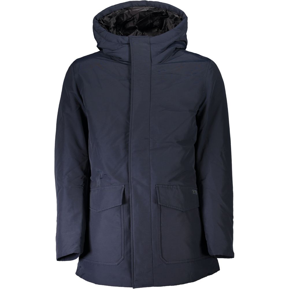 Woolrich Blaue Baumwolljacke