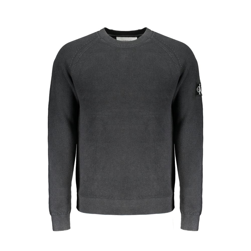 Calvin Klein Schwarzer Baumwollpullover