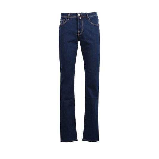 Jacob Cohen Blue Cotton Jeans &amp; Pants