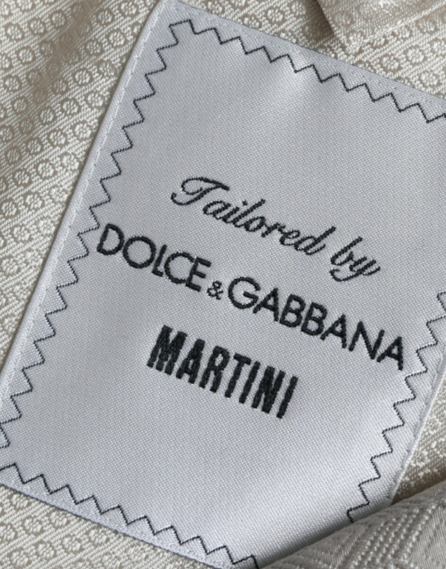 Dolce & Gabbana Beige MARTINI Einreihiger Mantel Blazer