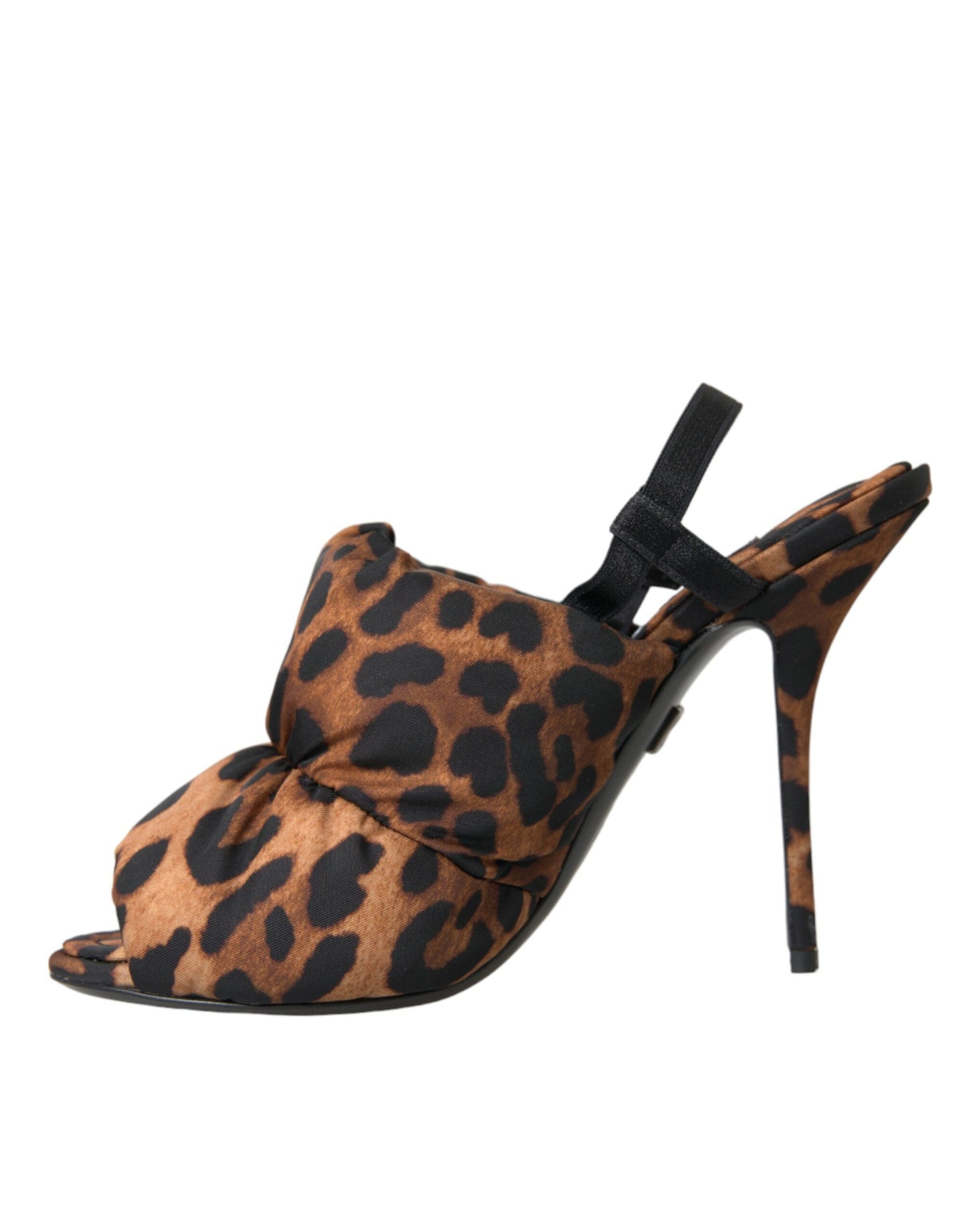 Dolce &amp; Gabbana Brown Leopard Slingback Heels Sandaalit Kengät