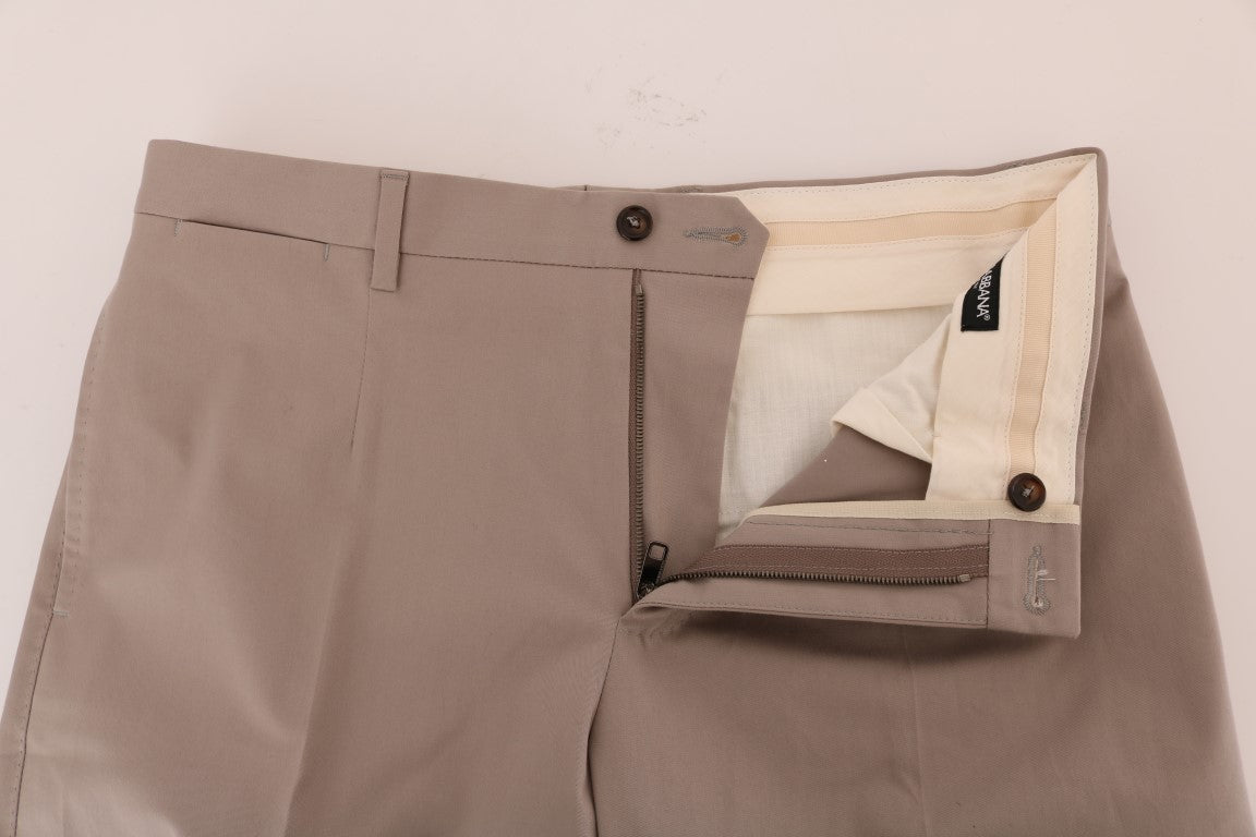 Dolce & Gabbana Schicke Beige Chinos Freizeithosen