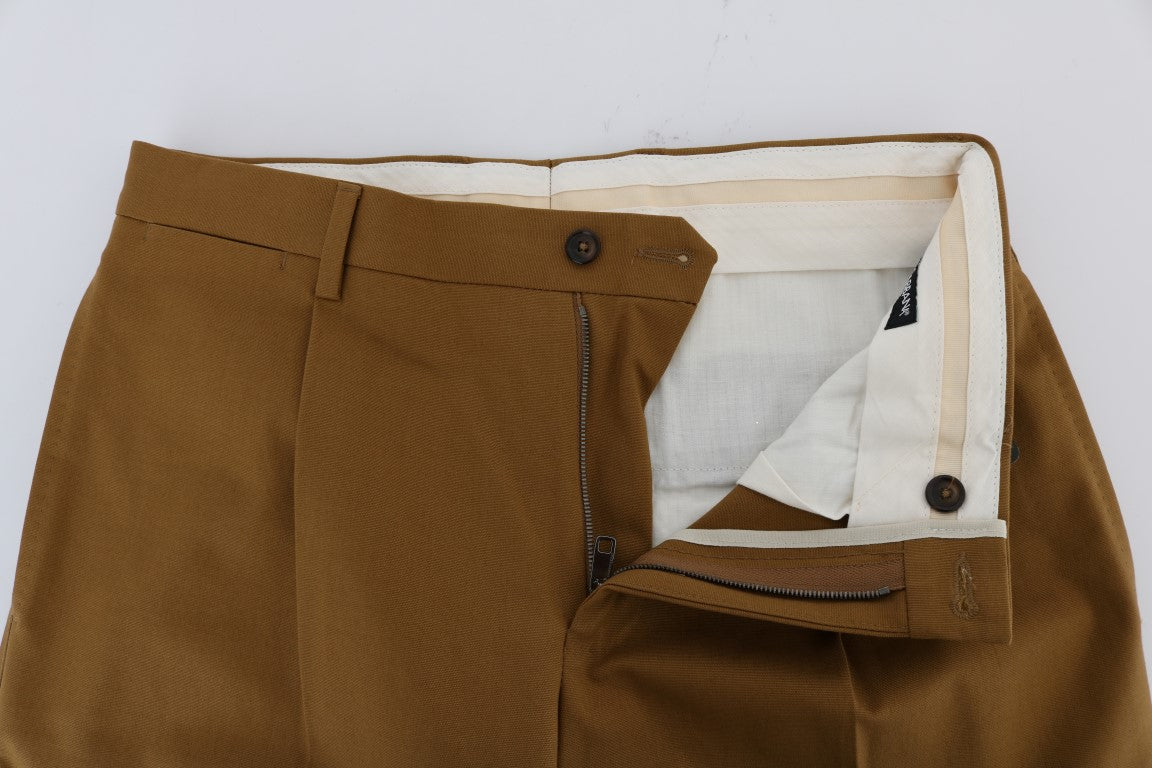 Dolce &amp; Gabbana Elegant Brown Formal Pants for Men