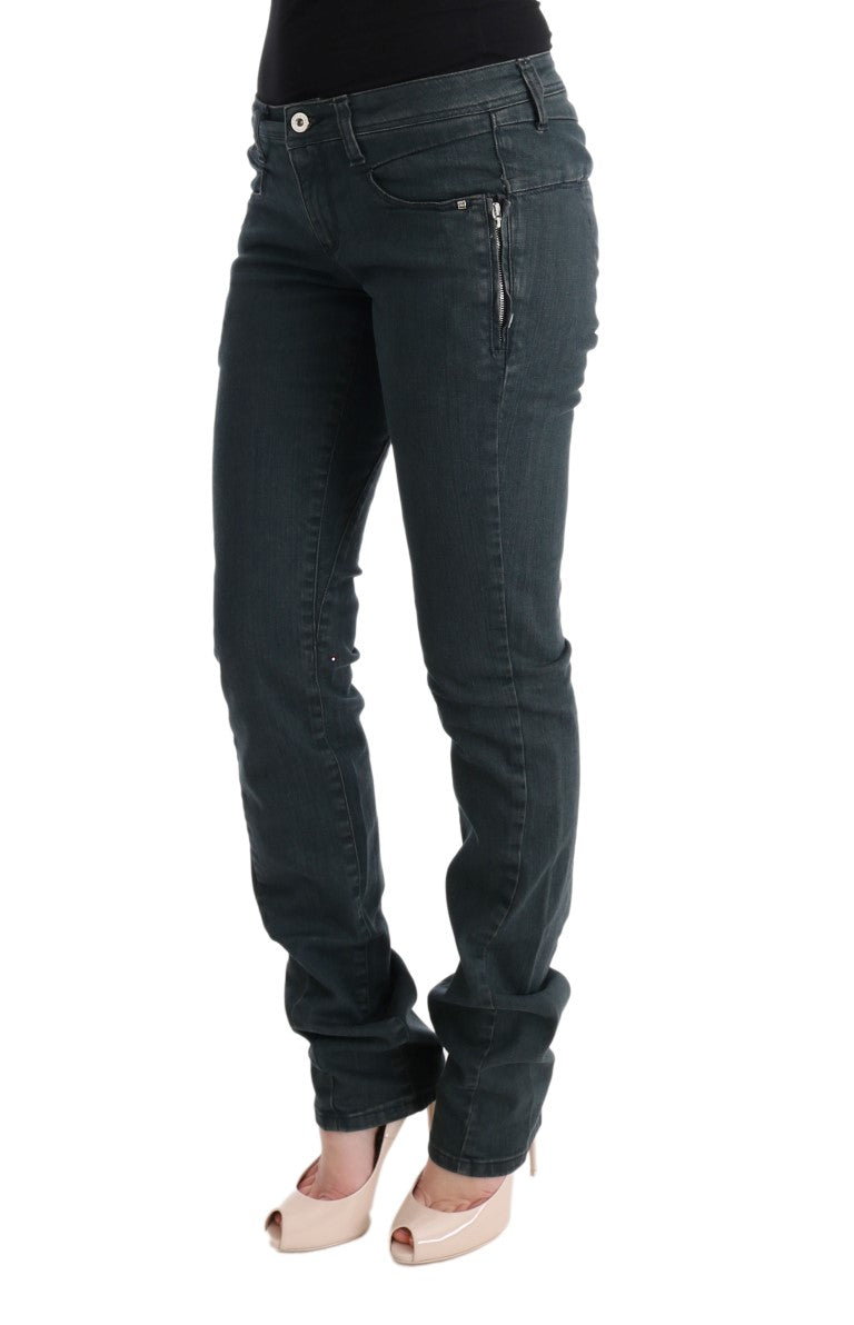 Costume National Chic super slim jeans made of grey cotton