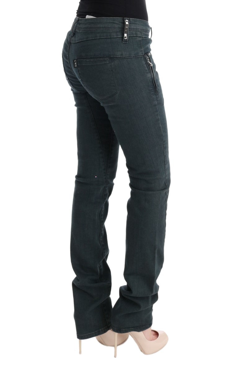 Costume National Chic super slim jeans made of grey cotton