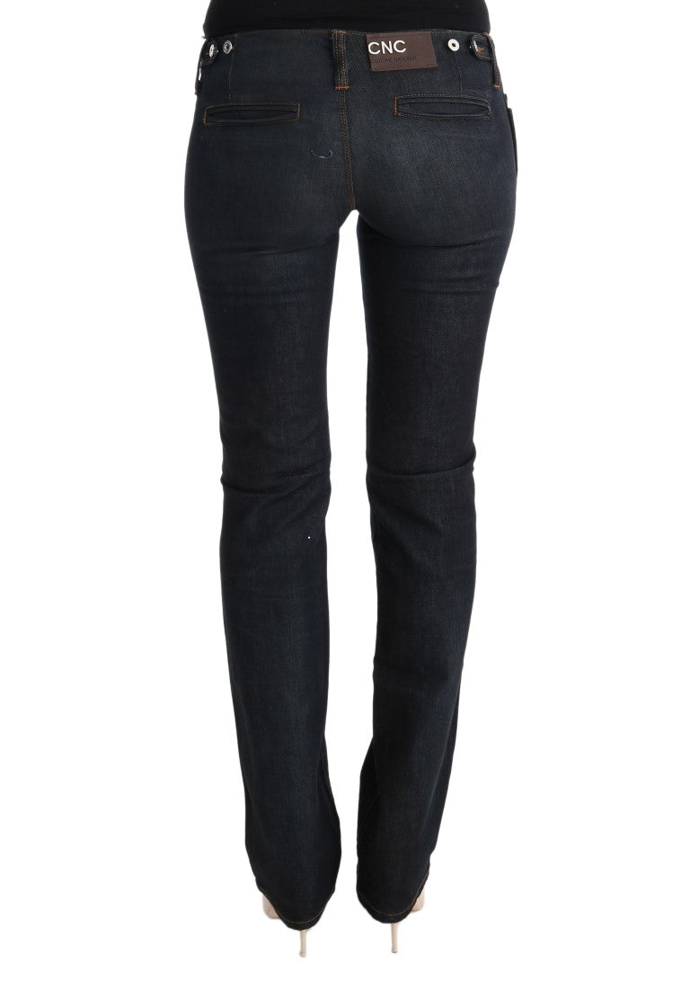 Costume National Chic harmaa slim fit denim