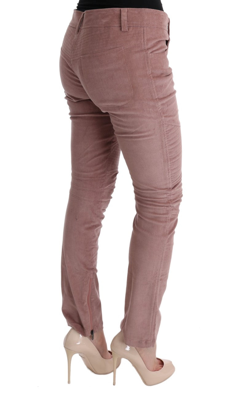 Ermanno Scervino Chic pink capri trousers in a short form