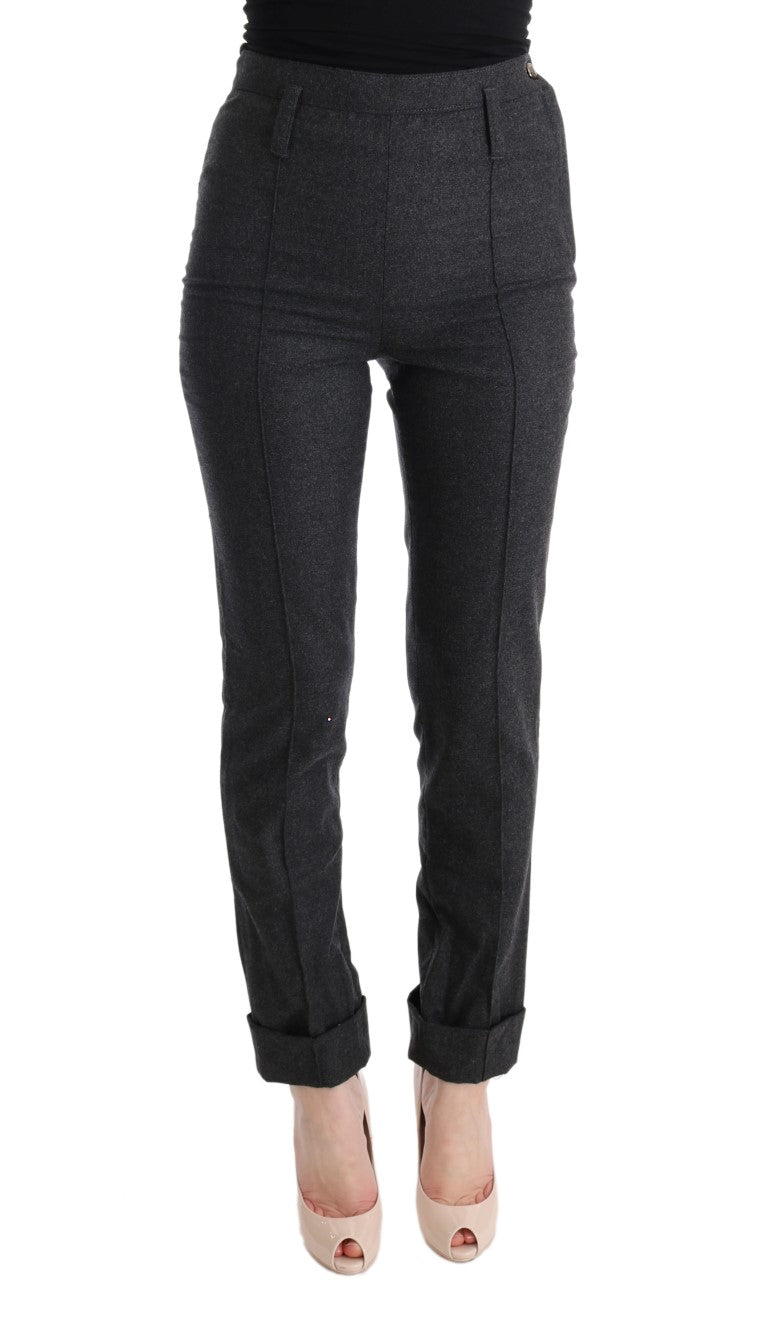 Ermanno Scervino Chic grey casual skinny pants