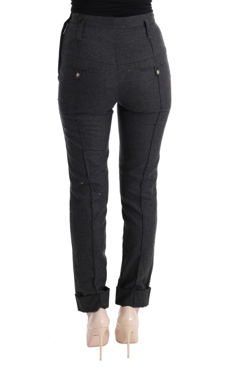 Ermanno Scervino Chic grey casual skinny pants