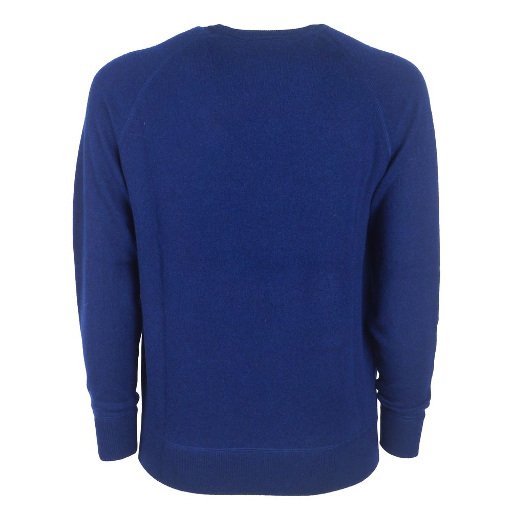 Emilio Romanelli laivastonsininen cashmere Crew Neck -neule - Slim Fit