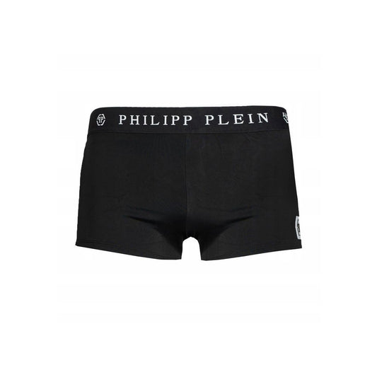 Philipp Plein Black Polyamide Miesten uima-asut