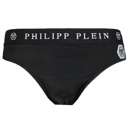 Philipp Plein Schwarz Polyamid Herren-Badebekleidung