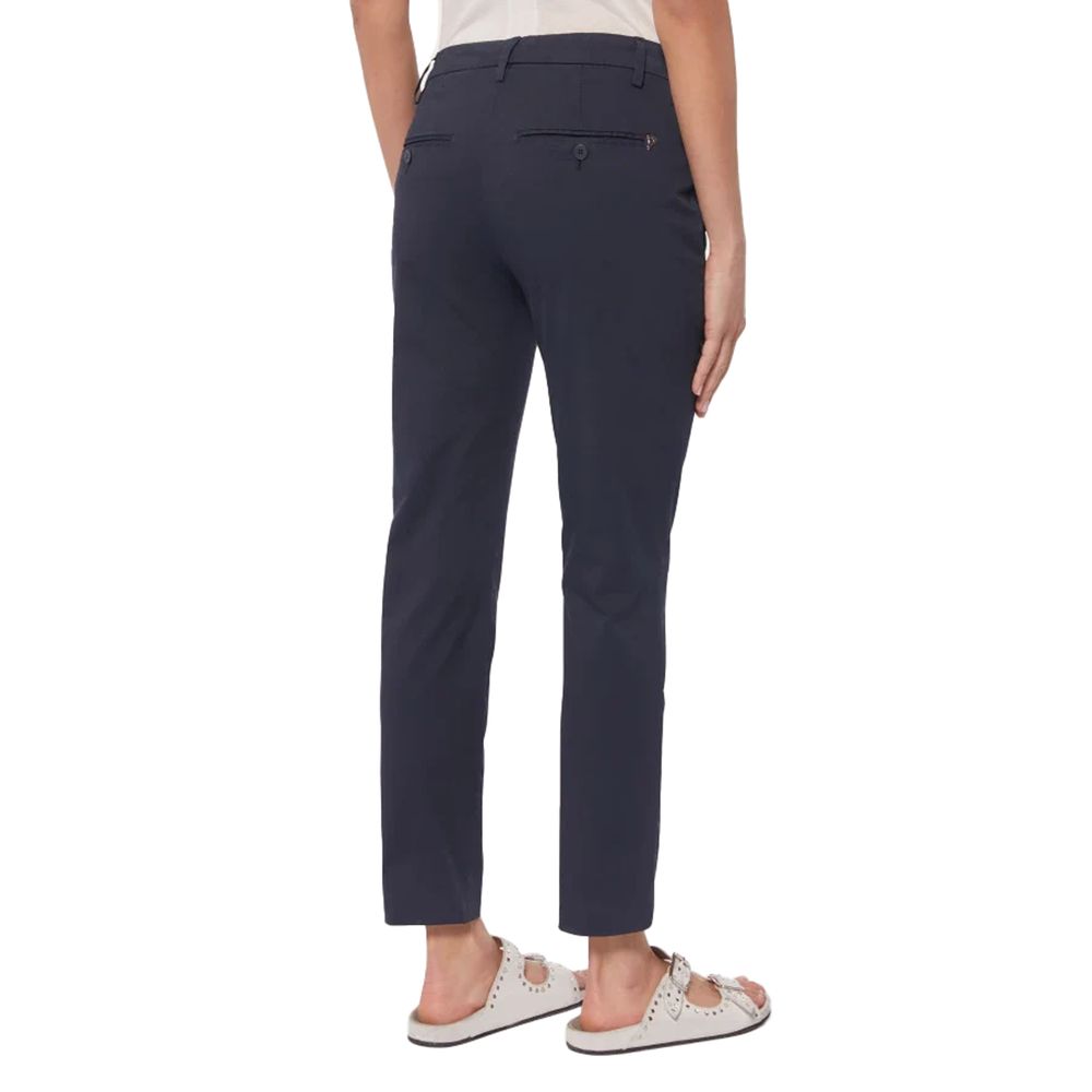 Dondup Blue Cotton Women's Pants