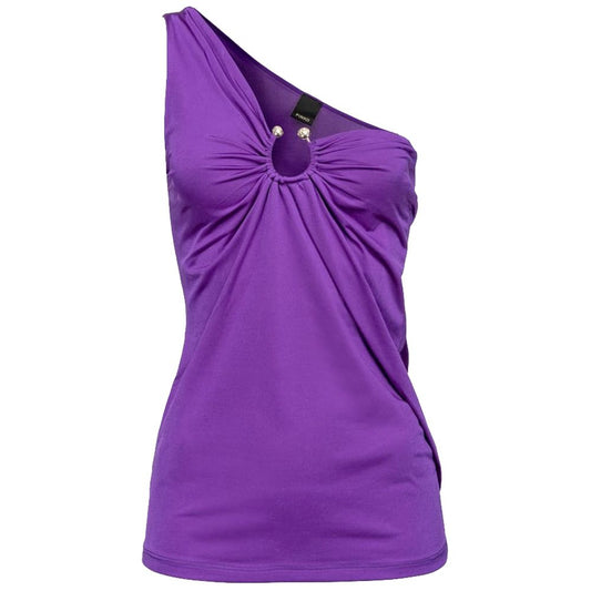 PINKO Purple Nylon Topit &amp; T-paita