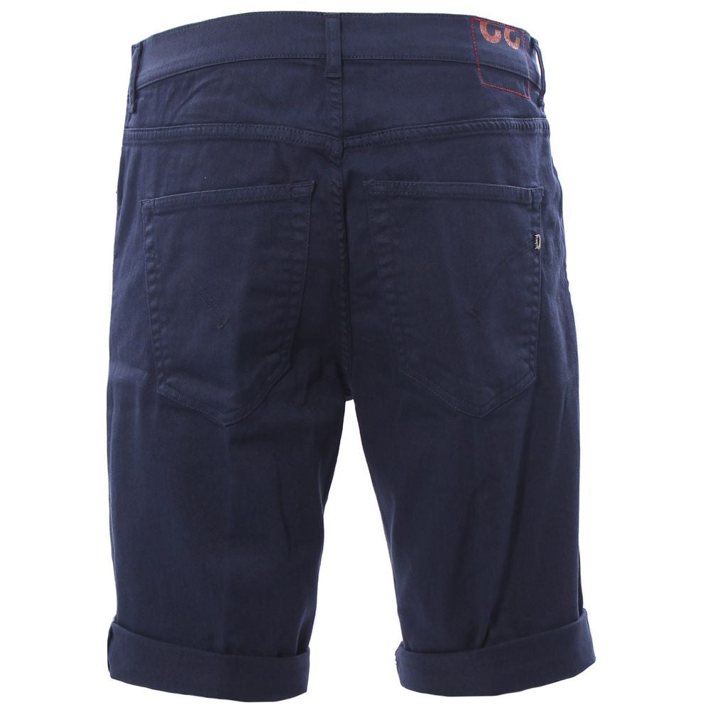 Dondup Schicke dunkelblaue Shorts aus Stretch-Baumwolle