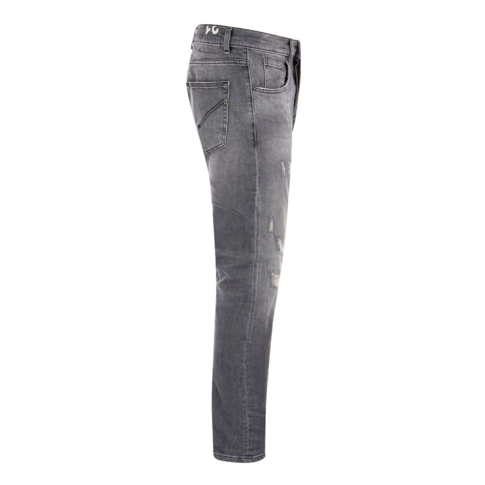 Dondup Chic grey Dian jeans with distressed details