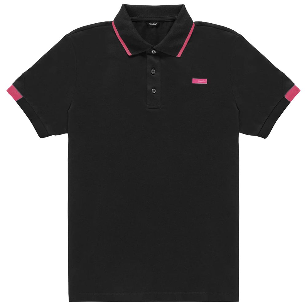 Refrigiwear Elegantes Baumwoll-Polo mit kontrastierenden Details