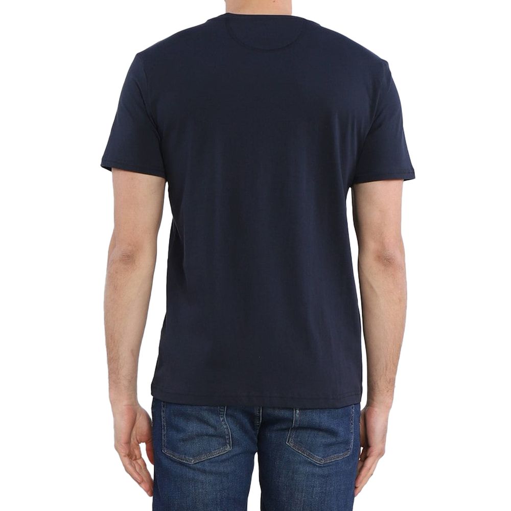 La Martina T-Shirt aus blauer Baumwolle