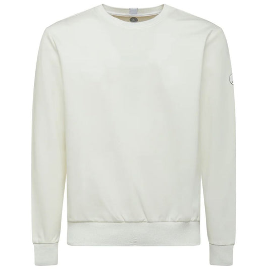 People Of Shibuya Chic white crew neck sweater made of tech fabric